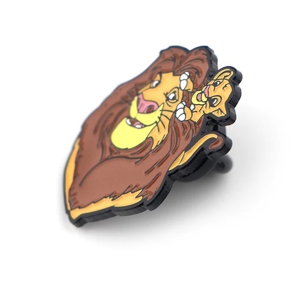 Lion King Enamel Pin Father Son Cartoon Disney Lions Mufasa Metal Badge Dad Gift - Picture 4 of 9